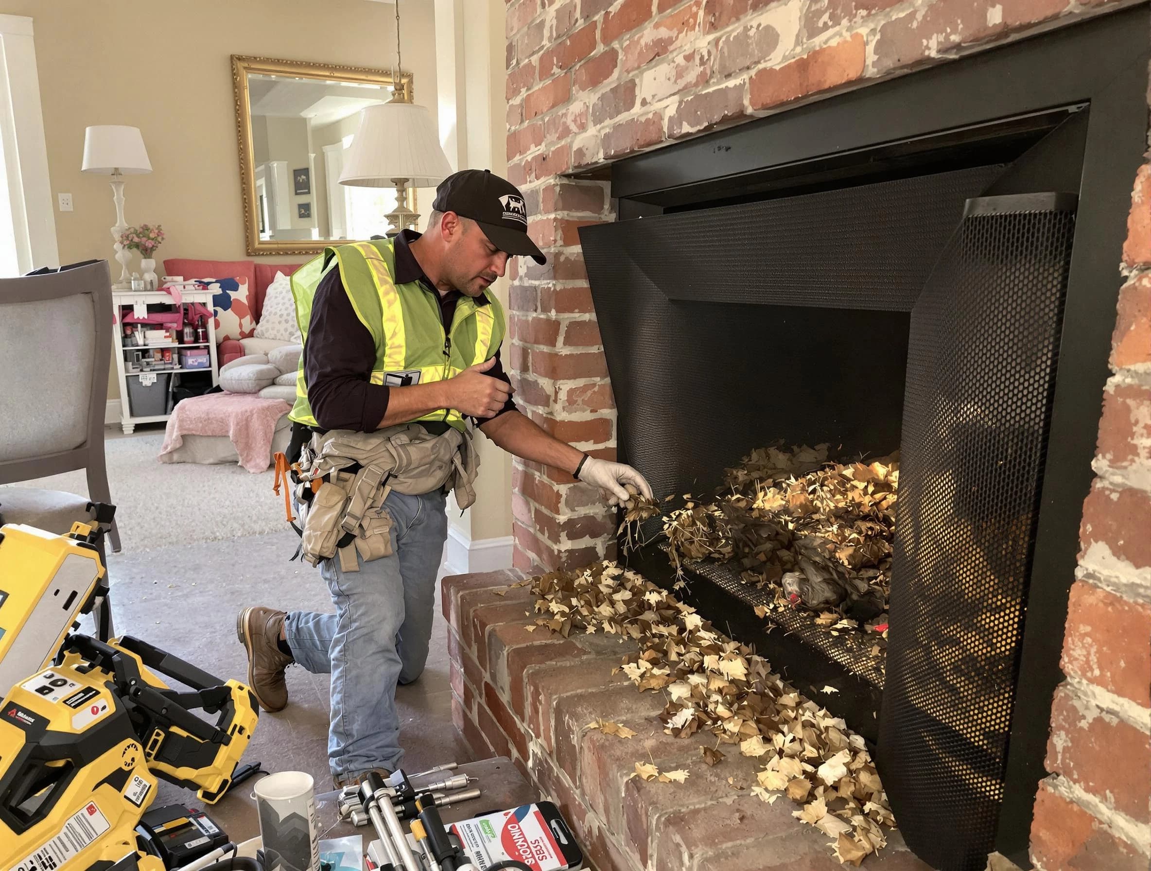 Safe screening installation by Penn Hills Chimney Sweep in Penn Hills, PA