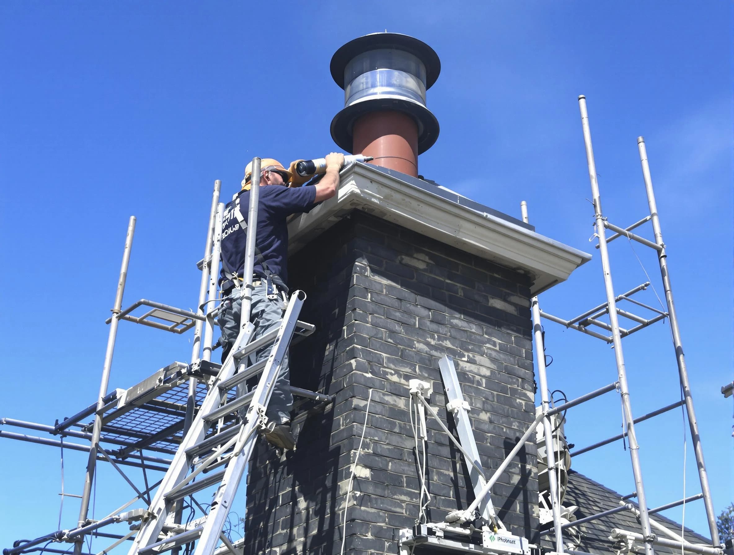 Sturdy chimney crown finished by Penn Hills Chimney Sweep in Penn Hills, PA