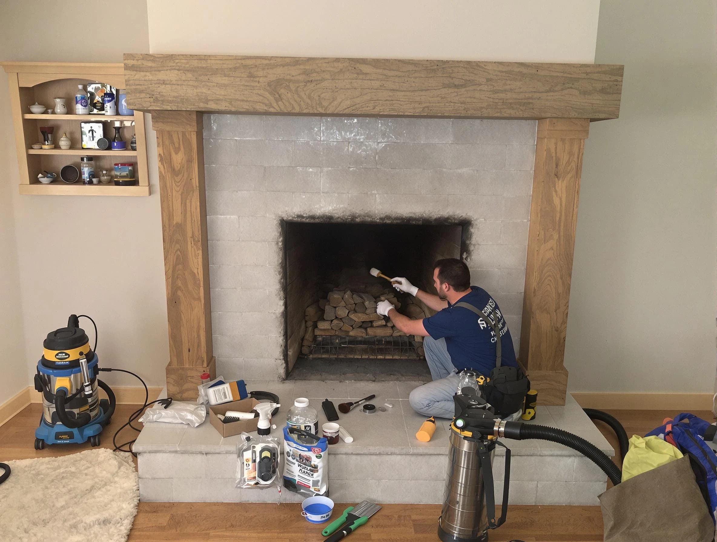 Detailed creosote removal process by Penn Hills Chimney Sweep in Penn Hills, PA