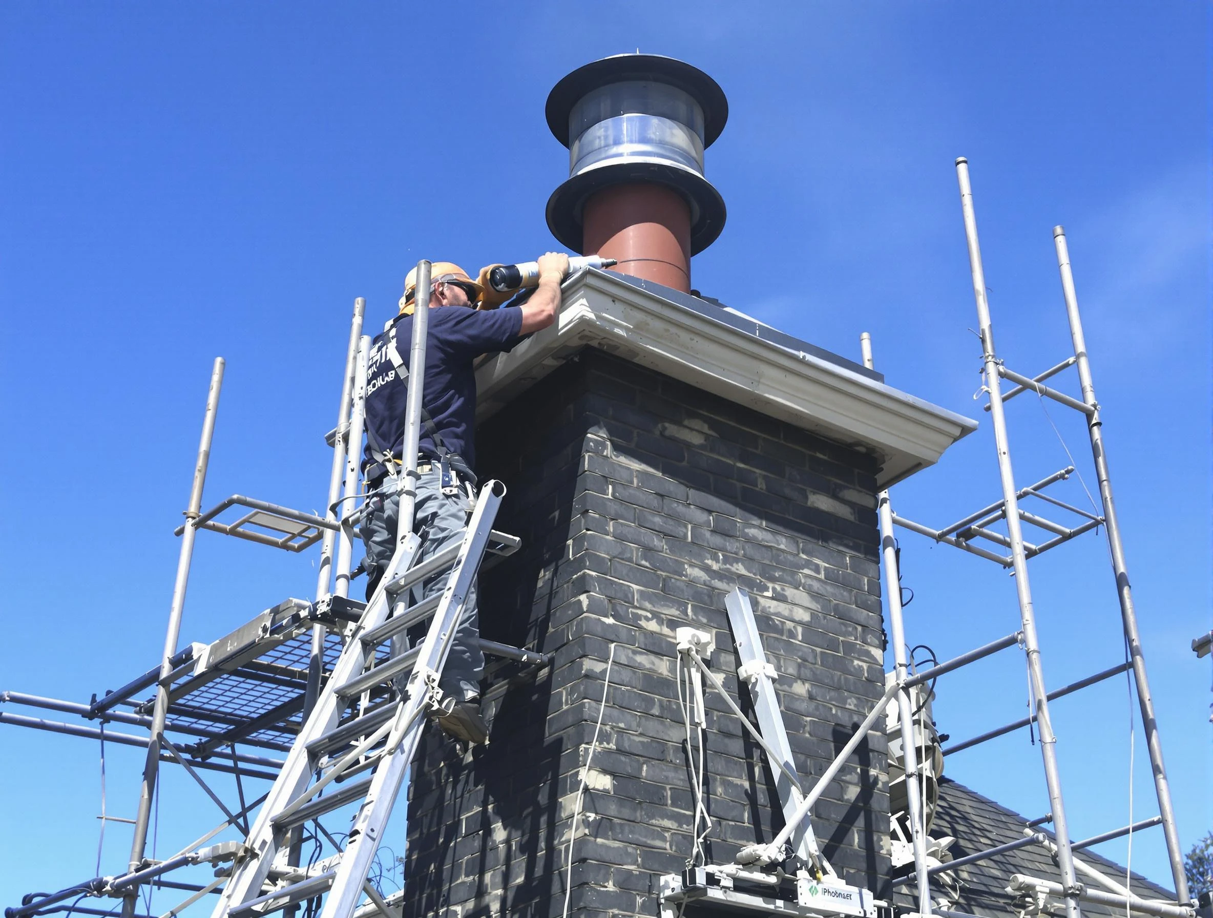 Sturdy chimney crown finished by Penn Hills Chimney Sweep in Penn Hills, PA