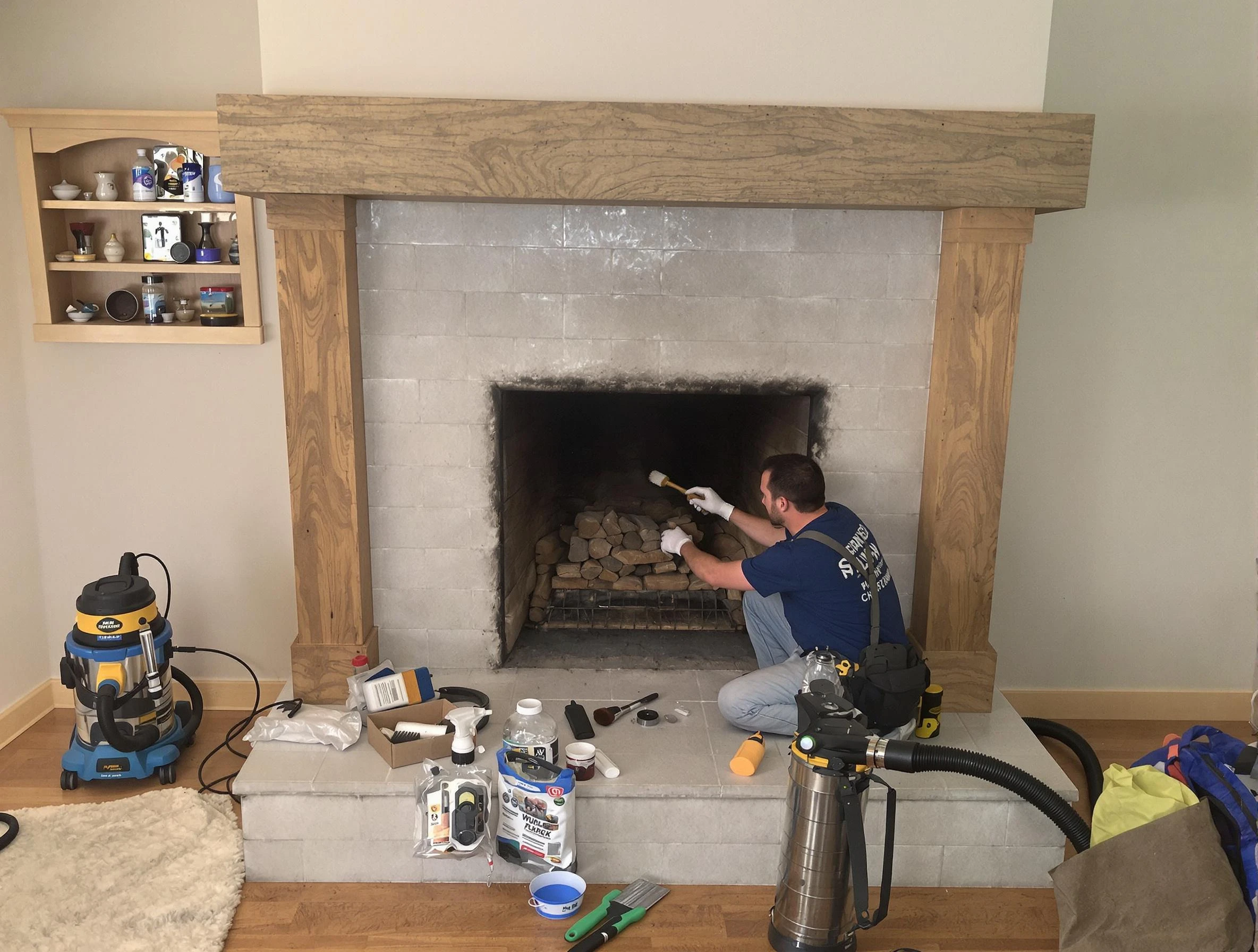 Detailed creosote removal process by Penn Hills Chimney Sweep in Penn Hills, PA